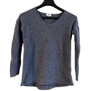 Old Navy Women's V-Neck Sweater - Heathered Blue